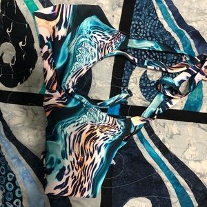Fused Hawaii leopard bikini